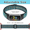 Yibcaiic Adjustable Stretchy Bands Compatible Fitbit Charge 5 Wristbands