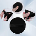 Flytianmy 9Pcs 2.16" Round Face Makeup Powder Puffs Black Nude Pink