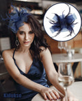 Kidukso Derby Hat Women Vintage Fascinator Headband Clip