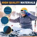 Alpha 4 Pieces Fleece Watch Cap Skull Beanie Winter Warm Windproof One Size