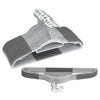 OIKA Plastic Hangers with Tie Rack 16.5in Heavy Duty Non-Slip 30 Pack