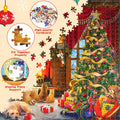 Christmas Puzzle Advent Calendar 2025 Fireplace 1008 Pieces 24 Parts