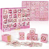 1008 Pc Pink Gnome Advent Calendar Puzzle 2025 24-Day Countdown
