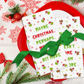 Funny Christmas Towels 2 Pack Absorbent Kitchen Bathroom White Elephant Gifts