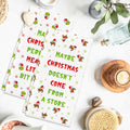 Funny Christmas Towels 2 Pack Absorbent Kitchen Bathroom White Elephant Gifts