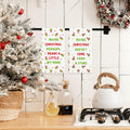 Funny Christmas Towels 2 Pack Absorbent Kitchen Bathroom White Elephant Gifts