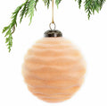 12PCS Velvet Christmas Ball Ornaments 3.15"Handmade Flocked Shatterproof