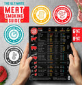 Santa's Meat Smoking Guide Pellet Grill Accessories Wood Time Temp
