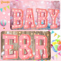 Pooqla 3FT LED Marquee Letter S Pink Party Birthday Wedding Decor