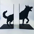 Black Dog Decorative Bookends for Shelves Dog Lover Gifts Office Decor