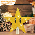 Mini Star Christmas Tree White Topper Retro Super Star Unique Design