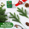 100 Pieces Artificial Pine Needles 10in Green Christmas DIY Accessories