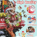 Alagoo 2025 Holiday Jigsaw Puzzle Advent Calendar Puppy & Cat 1008 pcs