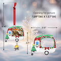 Camping Ornament Camper Photo Frame Christmas Tree Decoration 2024