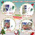 Alagoo 2025 Holiday Jigsaw Puzzle Advent Calendar Puppy & Cat 1008 pcs