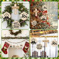 Christian Nativity Ornaments Cross Scene Set 8 Pcs Christmas Decor