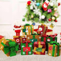 132 PCS Christmas Tags Stickers Santa Snowmen Xmas Tree Deer Labels