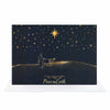 CareGifts Religious Christmas Card Gold Foil Peace on Earth 6x8 Inch 1 PC
