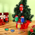 Syhood 24 Pcs Christmas Light Bulb Ornaments Xmas Tree Hanging Decor
