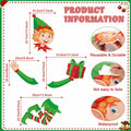Lonfliness Elf Christmas Tree Topper 4pcs Xmas Holiday Decor Set