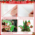 Lonfliness Elf Christmas Tree Topper 4pcs Xmas Holiday Decor Set