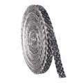MECCANIXITY 10mm Self Adhesive Crystal Rhinestone Ribbon 5 Yards Black