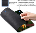 Personalized Rectangular Gaming Mouse Pad Oil Painting Frog Natural Rubber