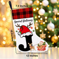 TSUYAWU Letter J Christmas Stocking Holiday Decoration 18x12 Inch