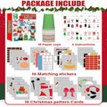 ZOIIWA Christmas Craft DIY Kit 16 Pack Paper Cups Xmas Holiday Supplies