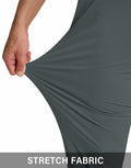 SERAMY Men's Golf Joggers Slim Fit Stretch Pants 5 Pockets Ink Gray Size XXL