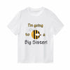 Promoted to Big Sister Baby Girl Tee Colorful Letters Pink Size 3-4 Years