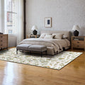 Artoid Mode Wild Floral Antique Herbs Area Rug Home Decor 5x7 Feet