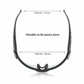 DAXISONN Shooting Safety Glasses Grey Anti Fog Tactical Ballistic Eyewear
