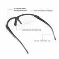 DAXISONN Shooting Safety Glasses Grey Anti Fog Tactical Ballistic Eyewear