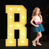 Foaky 3FT Marquee Light Up Letter R Party Decor Foam Board Kit