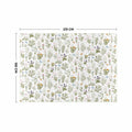 Artoid Mode Wild Floral Antique Herbs Area Rug Home Decor 5x7 Feet