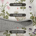 Artoid Mode Wild Floral Antique Herbs Area Rug Home Decor 5x7 Feet