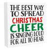 Christmas Holiday Decor Xmas Vacation Decorations 5x5 Inches Funny Sign