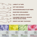 Liv Linen Bamboo Deodorant Wipes Lemon Scent 30 Count