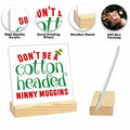 Christmas Vacation Acrylic Desk Decor Sign Clear 4x4 Inch Holiday Xmas
