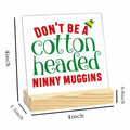 Christmas Vacation Acrylic Desk Decor Sign Clear 4x4 Inch Holiday Xmas