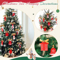 OAOLEER 12 Pack Acrylic Christmas Tree Ornaments Snowman Santa Crafts