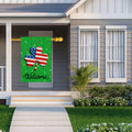 ZAEW St. Patrick's Day Shamrocks Garden Flag 12x18 Inch Green Double Sided
