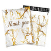100 Pack Poly Mailers 10x13 Marble White Self Seal Shipping Bags