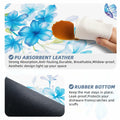 Edeesky Dish Drying Mat Leather Diatomite Kitchen Counter 12x20 Large