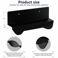 GAODEXIN 3-in-1 Cabinet Foot Pulls 2-Pack Trash Drawer Handle White