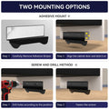 GAODEXIN 3-in-1 Cabinet Foot Pulls 2-Pack Trash Drawer Handle White