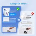 vuacepe Disposable Compressed Bath Towels Cotton Soft 27.5x55.1in 5 Pack