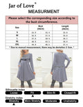 Jar of Love Womens Long Sleeve Mini Sweater Dress Dark Grey Size M