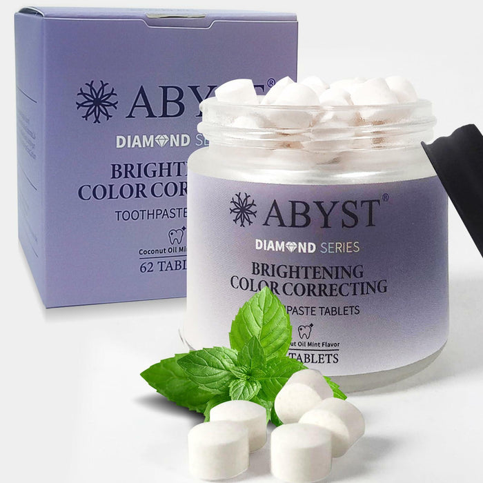 ABYST Toothpaste Tablets Fluoride-Free Whitening Nano Hydroxyapatite 62Ct